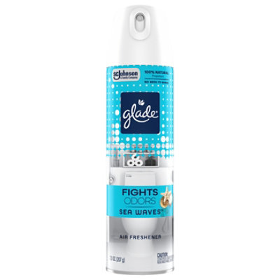 Glade Aerosol Air Freshener Fights Odors, Sea Waves - 7.3 Oz. - 7.3 OZ - Image 2