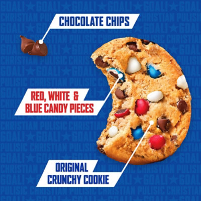 CHIPS AHOY! Crunchy Red, White & Blue Chocolate Chip Cookies - 9.5 Oz - Image 5