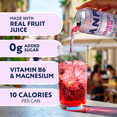 S Pellegrino Zero Strawberry Cream 6-330ml - 6-330 ML - Image 2