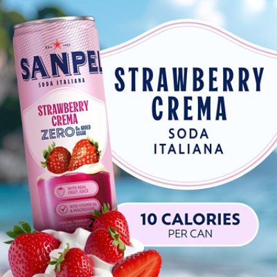 S Pellegrino Zero Strawberry Cream 6-330ml - 6-330 ML - Image 3