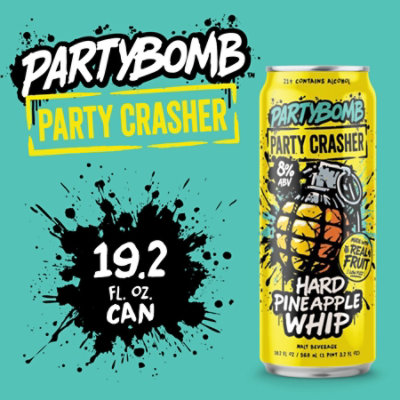Deschutes Party Bomb Party Crasher Hard Pineapple Can - 19.2 FZ - Image 1