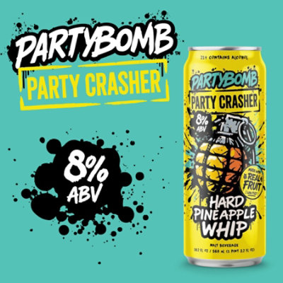 Deschutes Party Bomb Party Crasher Hard Pineapple Can - 19.2 FZ - Image 4