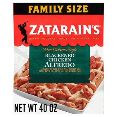 Zatarains Family Size Frozen Blackened Chicken Alfredo 40.0 Oz - 40 OZ - Image 1