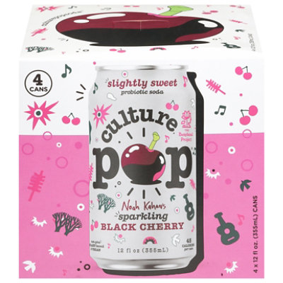 Culture Pop Probiotic Black Cherry 4-12fz - 4-12 FZ - Image 1