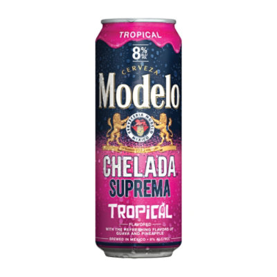 Modelo Chelada Suprema Tropical Mexican Import Flavored Beer In Cans - 24 FZ - Image 1