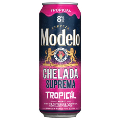 Modelo Chelada Suprema Tropical Mexican Import Flavored Beer In Cans - 24 FZ - Image 2
