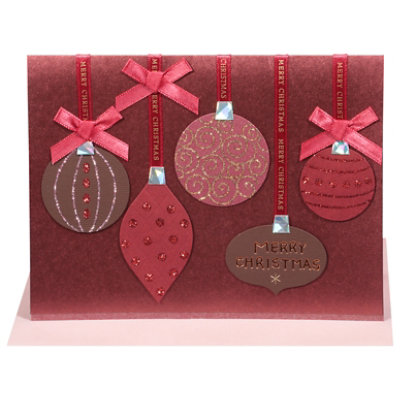 Papyrus Hanging Ornaments Christmas Card - Each - Image 2