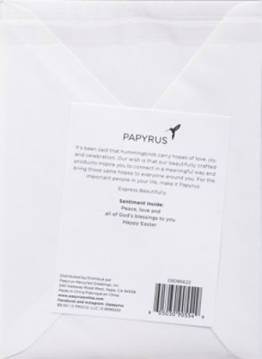 Papyrus Wood Cross Easter Card - Each - Image 4