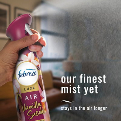 Febreze Luxe Air Mist Air Freshener, Vanilla Suede - 8.1 Oz. - 8.1 OZ - Image 6