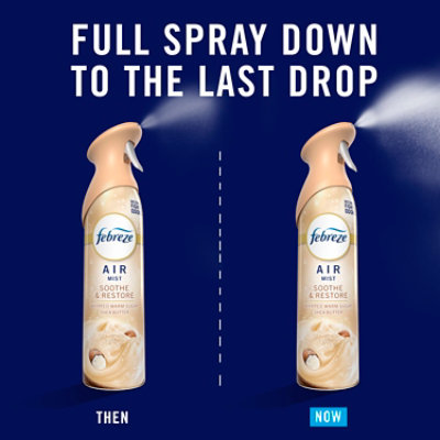 Febreze Air Mist Air Freshener Soothe & Restore, Whipped Warm Sugar Shea Butter - 8.1 Oz. - 8.1 OZ - Image 5
