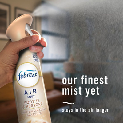 Febreze Air Mist Air Freshener Soothe & Restore, Whipped Warm Sugar Shea Butter - 8.1 Oz. - 8.1 OZ - Image 6