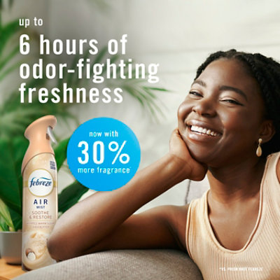 Febreze Air Mist Air Freshener Soothe & Restore, Whipped Warm Sugar Shea Butter - 8.1 Oz. - 8.1 OZ - Image 7