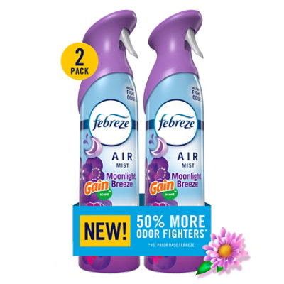 Febreze Air Mist Air Freshener, Gain Scent Midnight Breeze - 2-8.1 Oz. - 2-8.1 OZ - Image 1