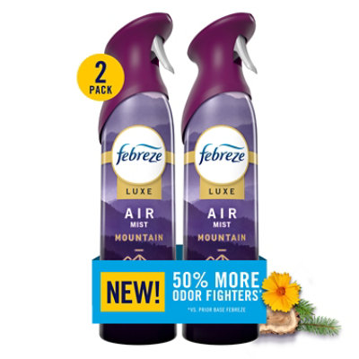 Febreze Luxe Air Mist Air Freshener, Mountain - 2-.81 Oz. - 2-8.1 OZ - Image 1