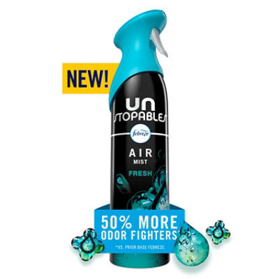 Febreze Air Unstopables Air Freshener, Fresh - 8.1 Oz, - 8.1 OZ - Image 1