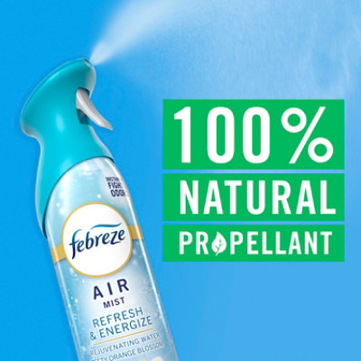 Febreze Air Mist Air Freshener Refresh & Energize, Rejuvenating Water Zesty Orange Blossom - 8.1 Oz. - 8.1 OZ - Image 8