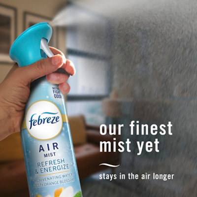Febreze Air Mist Air Freshener Refresh & Energize, Rejuvenating Water Zesty Orange Blossom - 8.1 Oz. - 8.1 OZ - Image 6