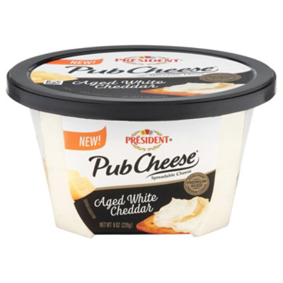 President Pub Aged White Cheddar Cheese Spread - 8 OZ - Image 2