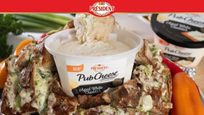 President Pub Aged White Cheddar Cheese Spread - 8 OZ - Image 6