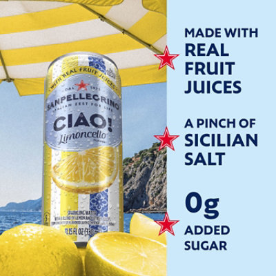 S Pellegrino Ciao Limoncello 6-330ml - 6-330 ML - Image 2