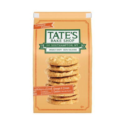 Tate's Bake Shop Limited Edition Orange and Cream Cookies - 6.5 Oz - Image 1