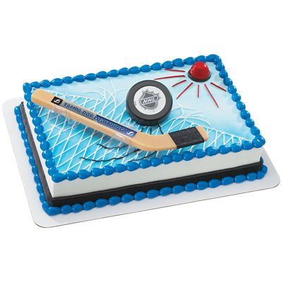 NHL® Tampa Bay Lightning® Slap Shot Cake - Image 1