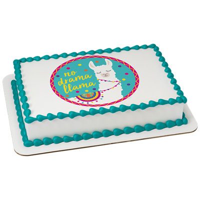 No Drama Llama Cake - Image 1