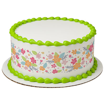 Nostalgic Floral Cake - Image 1