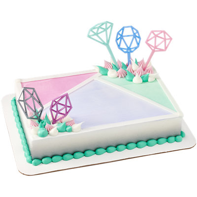 Pastel Geometric Cake - Image 1