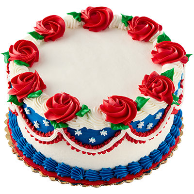 Patriotic Rose Cake - Image 1