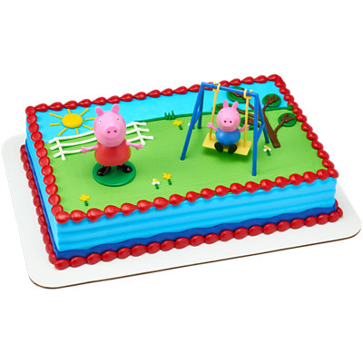Peppa Pig™ Swing Set Cake - Image 1