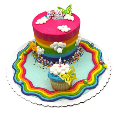 Rainbow Make A Wish Cake - Image 1