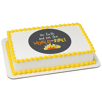 Set the World on Fire Cake - Image 1