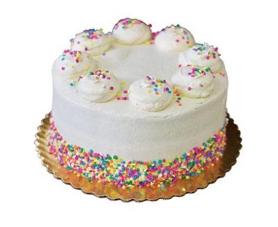 Round Celebration Confetti Cake - Image 1