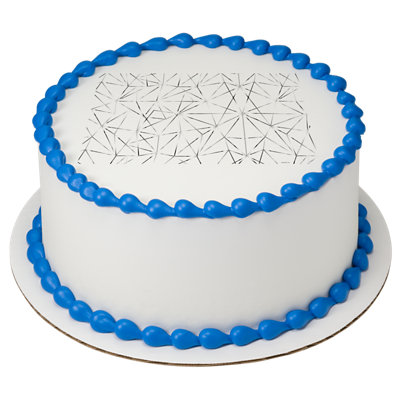 Silver Cracked Glass Cake - Image 1