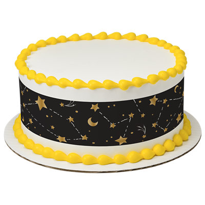 Star, Moon Grad Constellations Cake - Image 1