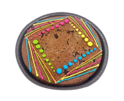Stripes and Dots Message Cookie - Image 1