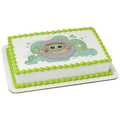 STAR WARS™ The Mandalorian Come to the Cute Side Cake - Image 1
