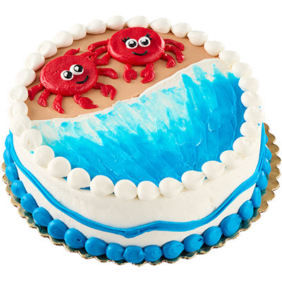 Summer Crab Round Cake - Image 1