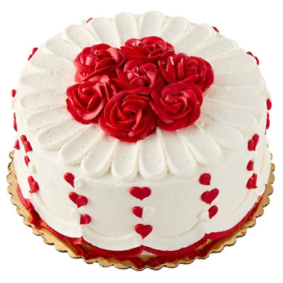 Valentine's Day Round Cake - Image 1