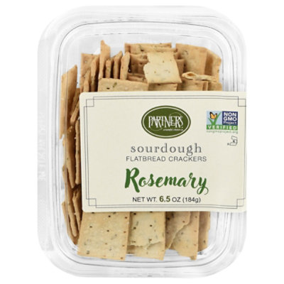 Partners Rosemary Flatbread Crackers - 6.5 OZ - Image 2