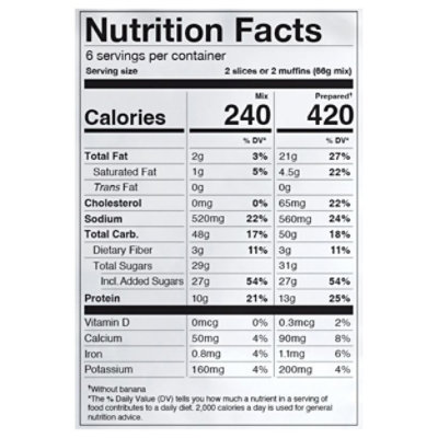 Miss Jones Baking Co Muffin Mix Chocolate Banana - 14 OZ - Image 3
