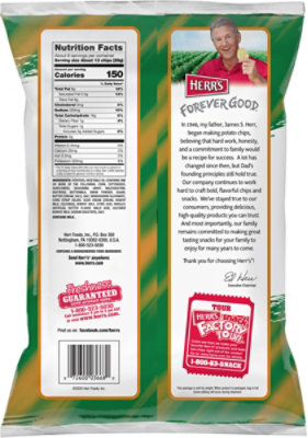 Herr's Sour Cream & French Onion Flavored Ripple Potato Chips 7.75oz - 7.75 OZ - Image 5