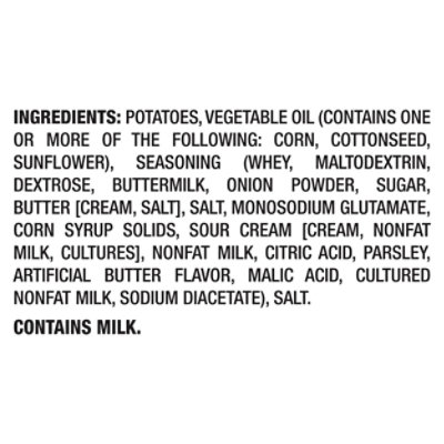 Herr's Sour Cream & French Onion Flavored Ripple Potato Chips 7.75oz - 7.75 OZ - Image 4