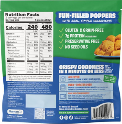 Against The Grain Pizza Poppers Sausage - 6 OZ - Image 5