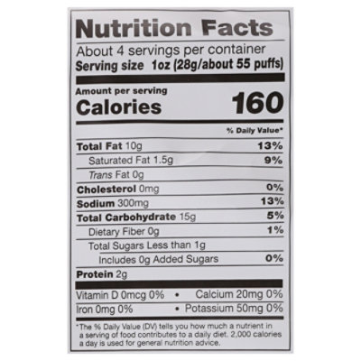 Sensible Portions Veggie Puffs Avocado Oil White Cheddar - 3.75 OZ - Image 3