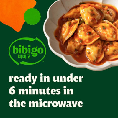 Bibigo Spicy Sauced Vegetable And Pork Dumplings 9oz - 9 OZ - Image 5