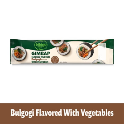 Bibigo Korean Bulgogi & Vegetable Gimbap Seaweed Rice Roll, 8.1 Oz - 8.1 OZ - Image 1
