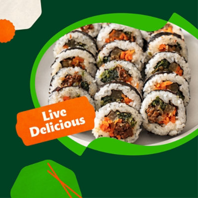 Bibigo Korean Bulgogi & Vegetable Gimbap Seaweed Rice Roll, 8.1 Oz - 8.1 OZ - Image 5