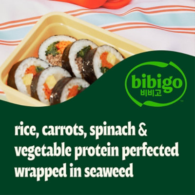 Bibigo Korean Bulgogi & Vegetable Gimbap Seaweed Rice Roll, 8.1 Oz - 8.1 OZ - Image 3